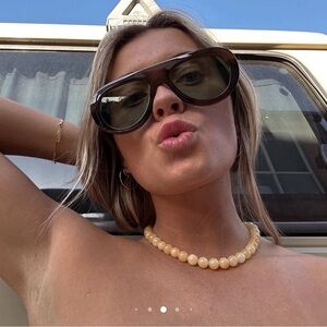 Beyond Stranger Bella Sunglasses in Cola/Sage